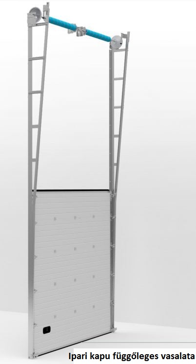 ipari kapu függőleges vasalat, ipari kapu, ipari garázskapu